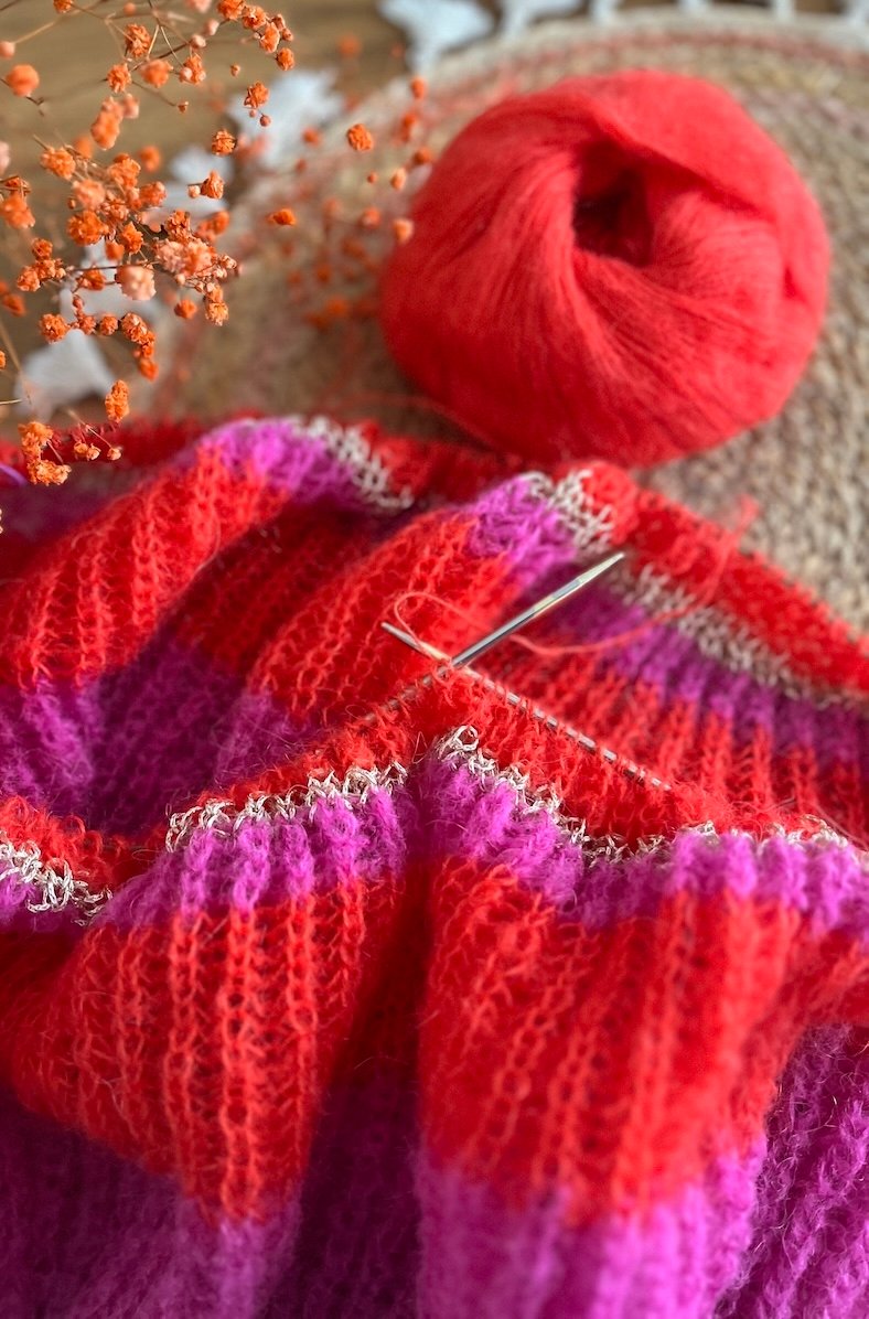 The Perfect Airy Mohair Sweater: Inside the Serena Brioche Design
